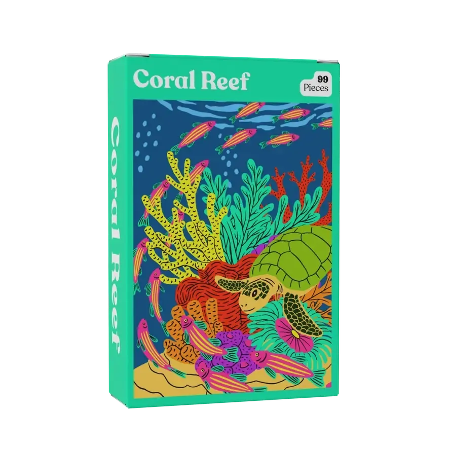 Coral Reef 99 Piece Mini Jigsaw Puzzle Puzzledly
