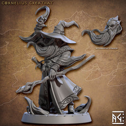 3D Printed Artisan Guild Cornelius Greathat Arcanists Guild 28mm 32mm (Online Only)
