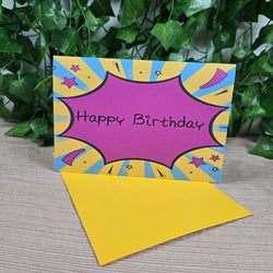 Comic Happy Birthday Card (ONLINE ORDER ONLY)