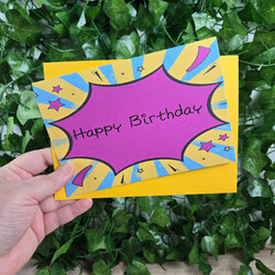 Comic Happy Birthday Card (ONLINE ORDER ONLY)
