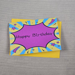 Comic Happy Birthday Card (ONLINE ORDER ONLY)