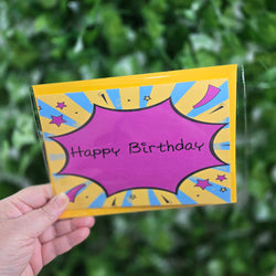 Comic Happy Birthday Card (ONLINE ORDER ONLY)
