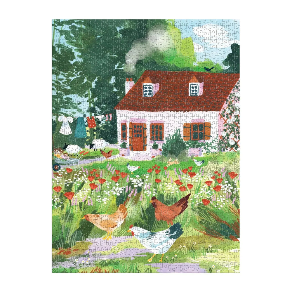 Cottage Wildflowers 1000 Piece Jigsaw Puzzle Galison (ONLINE ORDER ONLY)