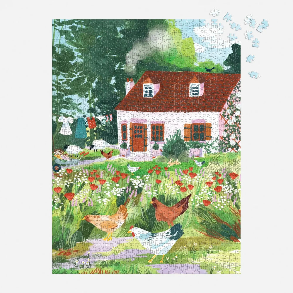Cottage Wildflowers 1000 Piece Jigsaw Puzzle Galison (ONLINE ORDER ONLY)