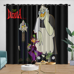 Count Duckula Curtains Pattern Blackout Window Drapes (ONLINE ORDER ONLY)