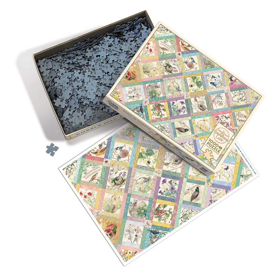 Country Diary Quilt 1000 Piece Jigsaw Puzzle Cobble Hill (ONLINE ORDER ONLY)