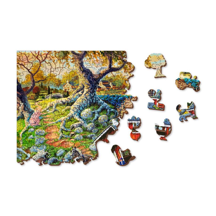 Countryside Bridges 505 Piece Wood Jigsaw Puzzle Wooden City