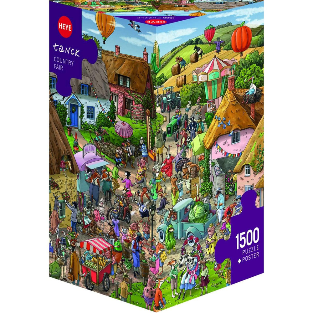 County Fair 1500 Piece Jigsaw Puzzle Heye (ONLINE ORDER ONLY)