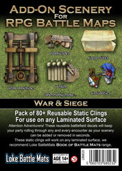 Battle Mats: Add On Scenery - War & Siege (ONLINE ORDER ONLY)