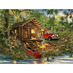 Cozy Cabin Life 500 Piece Jigsaw Puzzle Springbok (ONLINE ORDER ONLY)