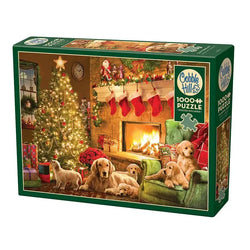 Cozy Fireplace 1000 Piece Jigsaw Puzzle Cobble Hill (ONLINE ORDER ONLY)