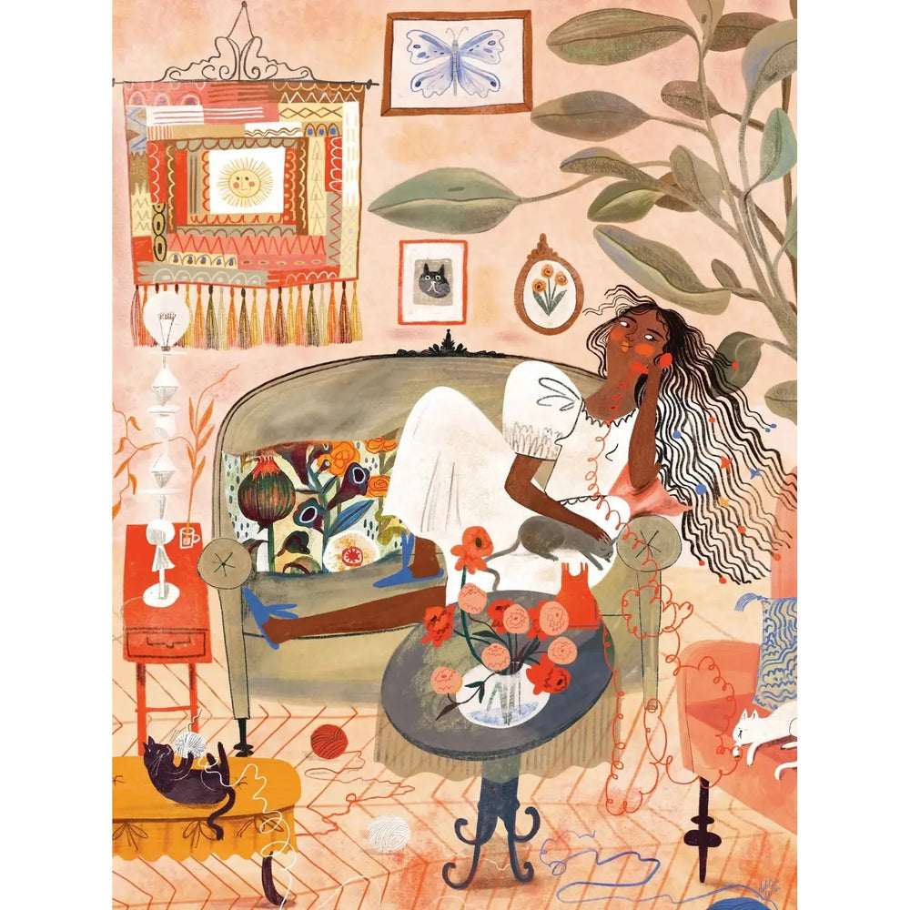 Cozy Night In 500 Piece Jigsaw Puzzle NYPC (ONLINE ORDER ONLY)