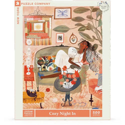 Cozy Night In 500 Piece Jigsaw Puzzle NYPC (ONLINE ORDER ONLY)