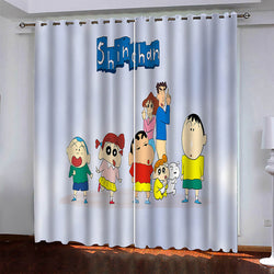 Crayon Shin-chan Pattern Curtains Blackout Window Drapes (Online Order Only)