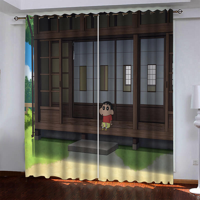 Crayon Shin-chan Pattern Curtains Blackout Window Drapes (Online Order Only)