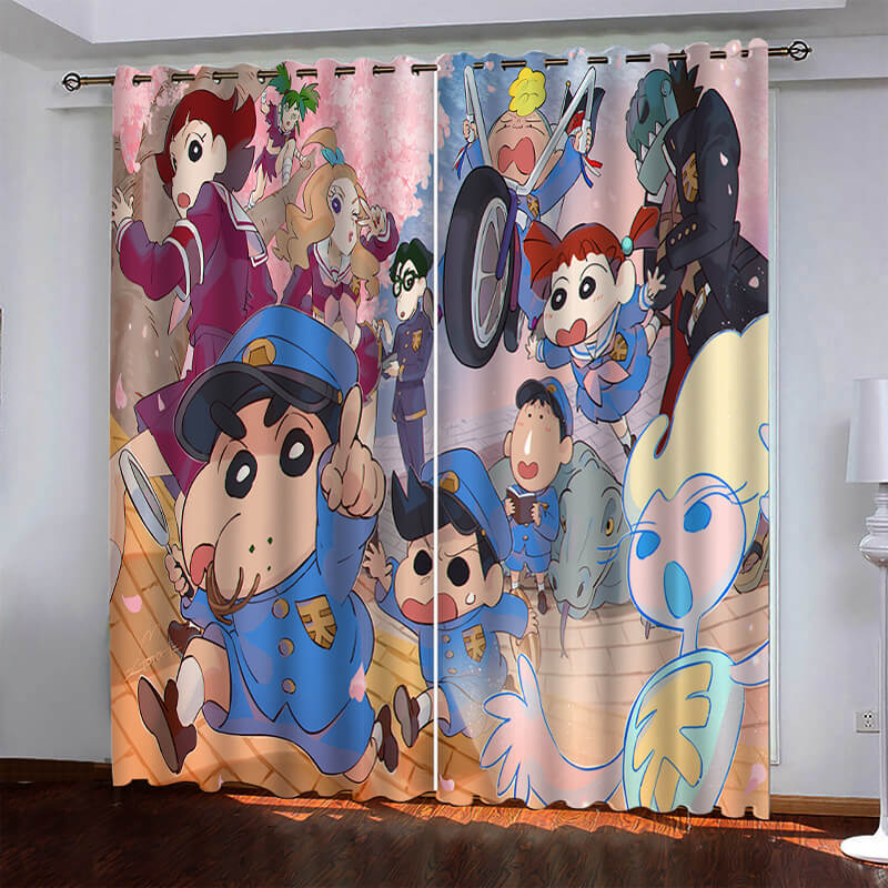 Crayon Shin-chan Pattern Curtains Blackout Window Drapes (Online Order Only)