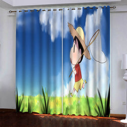 Crayon Shin-chan Pattern Curtains Blackout Window Drapes (Online Order Only)