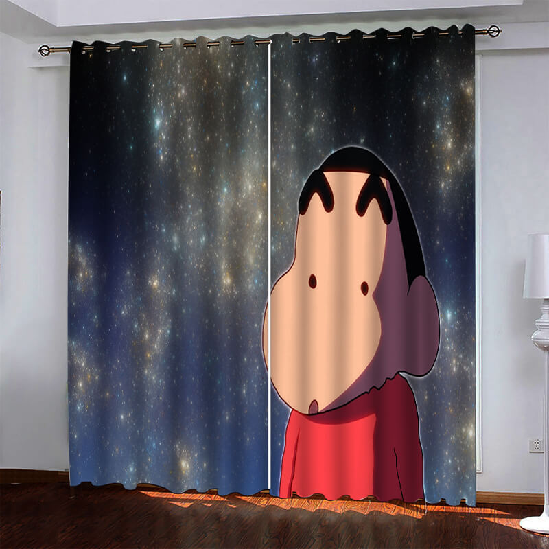 Crayon Shin-chan Pattern Curtains Blackout Window Drapes (Online Order Only)