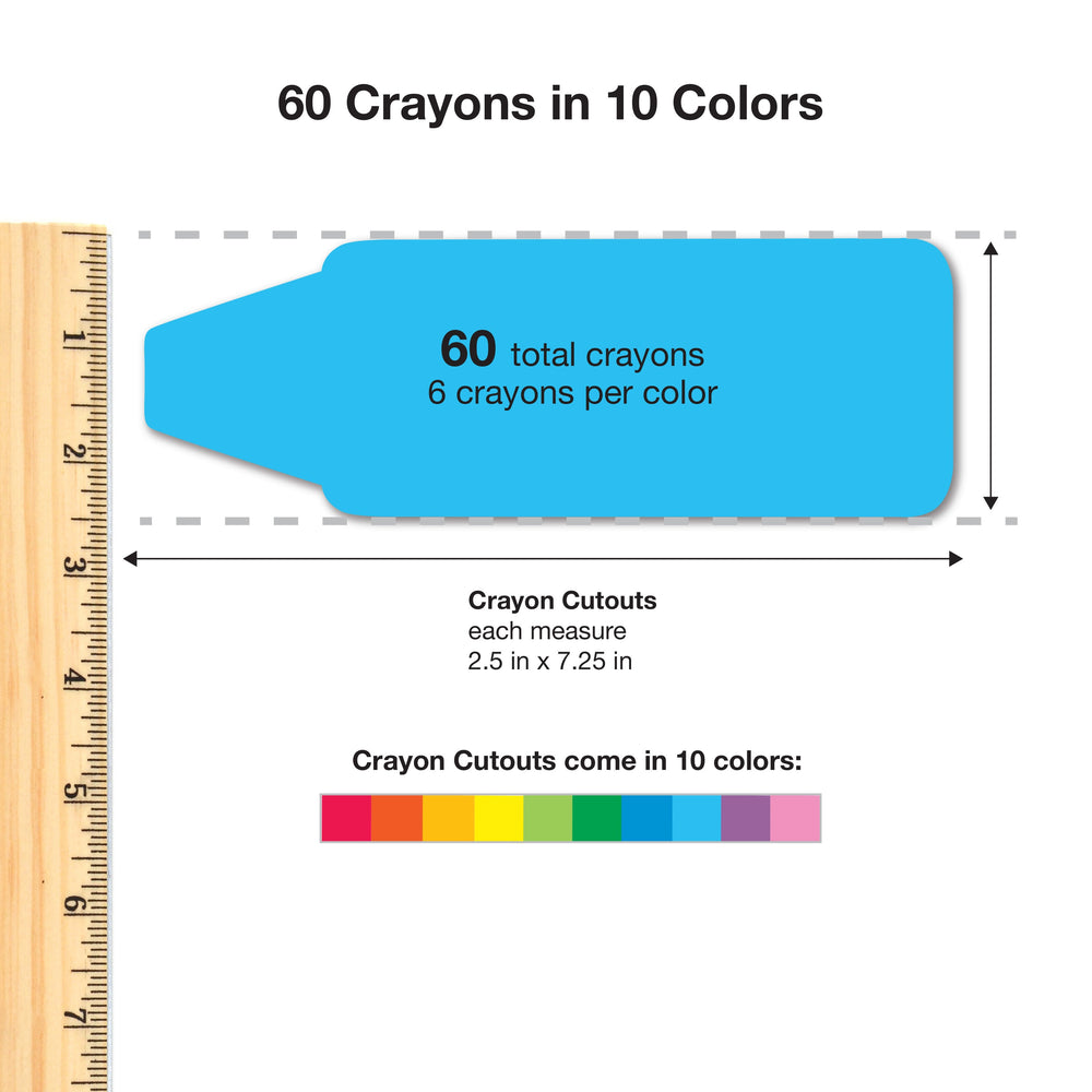 Crayon Cutouts (ONLINE ORDER ONLY)