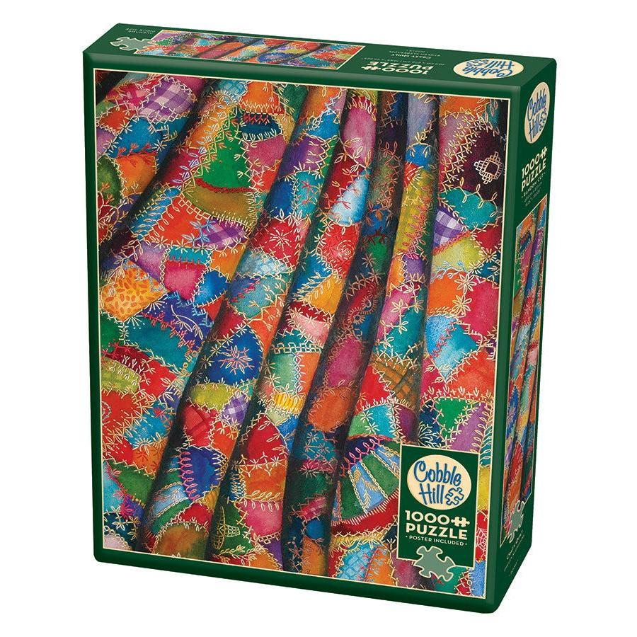 Crazy Quilt 1000 Piece Jigsaw Puzzle Cobble Hill (ONLINE ORDER ONLY)
