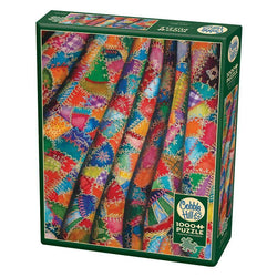 Crazy Quilt 1000 Piece Jigsaw Puzzle Cobble Hill (ONLINE ORDER ONLY)