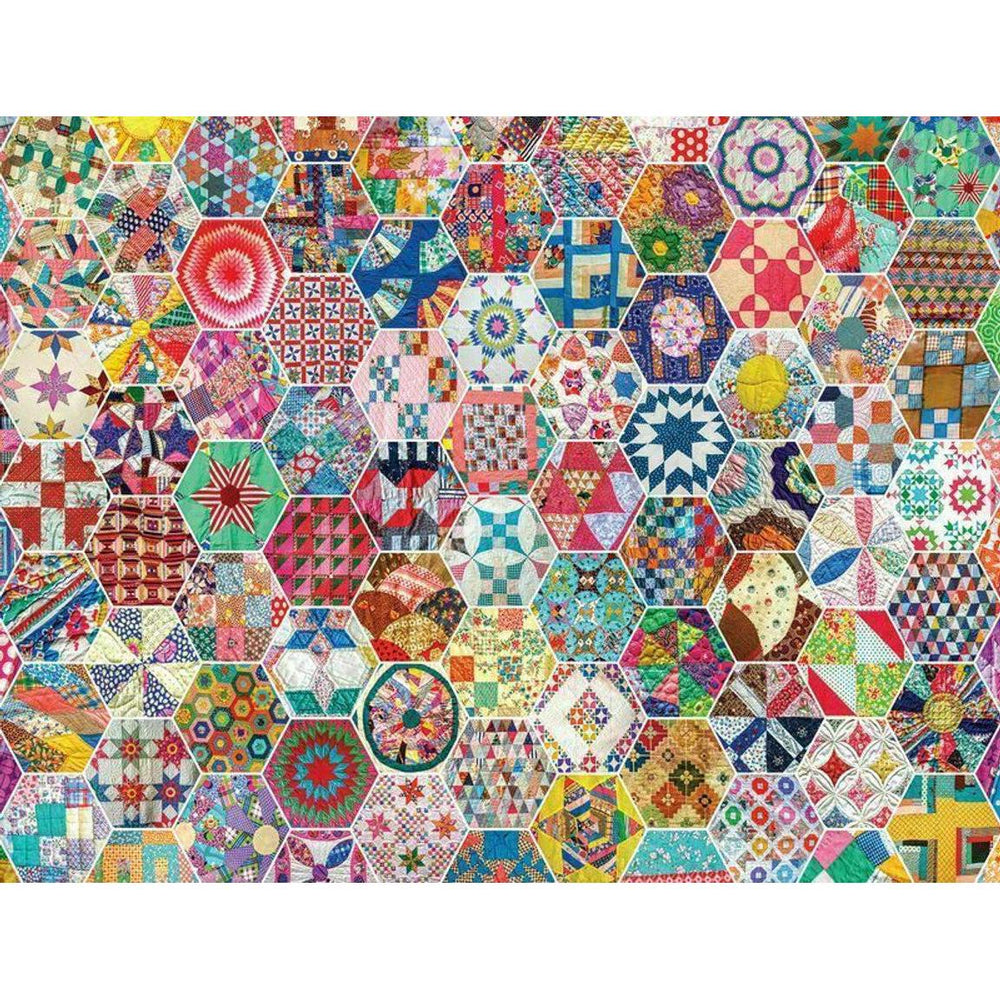 Crazy Quilts 500 Piece Jigsaw Puzzle Springbok (ONLINE ORDER ONLY)