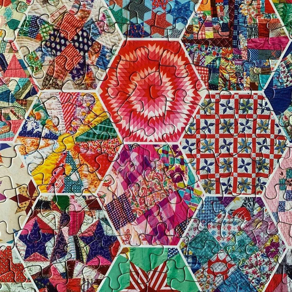 Crazy Quilts 500 Piece Jigsaw Puzzle Springbok (ONLINE ORDER ONLY)