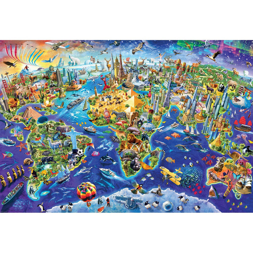Crazy World 2000 Piece Jigsaw Puzzle Eurographics (ONLINE ORDER ONLY)