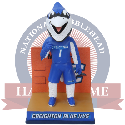 Creighton Bluejays Basketball Billy Bluejay Dancing in March Bobblehead (ONLINE ORDER ONLY)