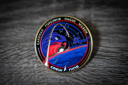 NASA Crew-9 USCV-9 Mission Patch Hard Enamel Pin (ONLINE ORDER ONLY)