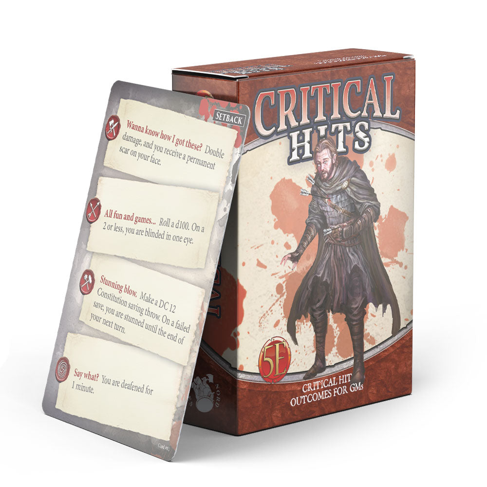 Critical Hit Deck for GMs (5E) (ONLINE ORDER ONLY)