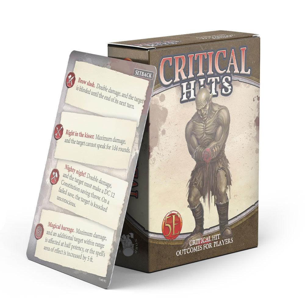 Critical Hit Deck for Players (5E) (ONLINE ORDER ONLY)