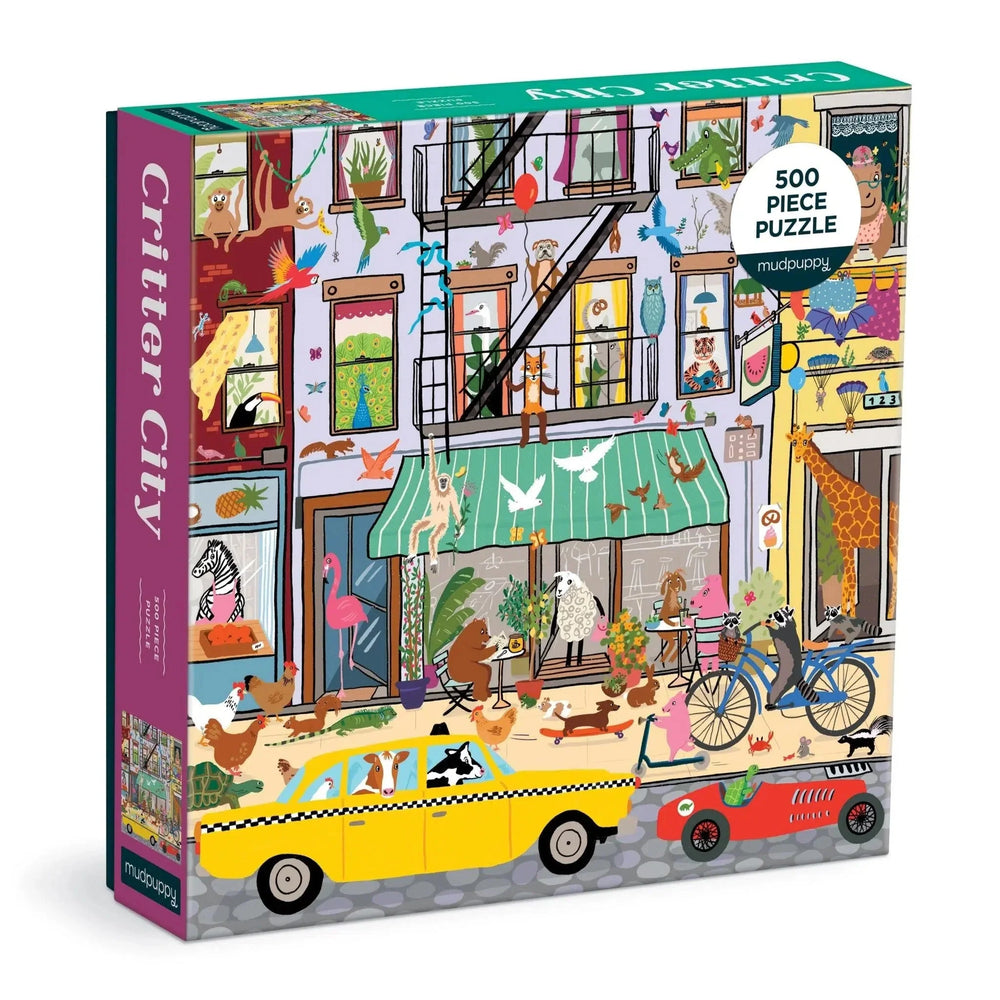 Critter City 500 Piece Jigsaw Puzzle Mudpuppy (ONLINE ORDER ONLY)