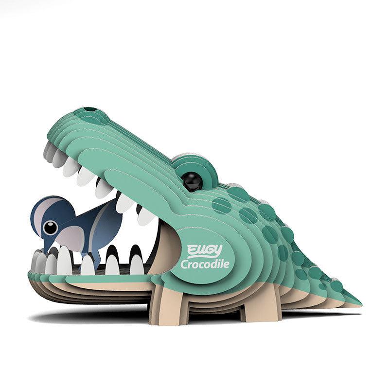 Crocodile 3D Cardboard Model Kit Eugy (ONLINE ORDER ONLY)