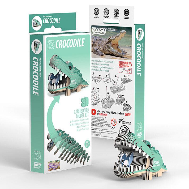 Crocodile 3D Cardboard Model Kit Eugy (ONLINE ORDER ONLY)