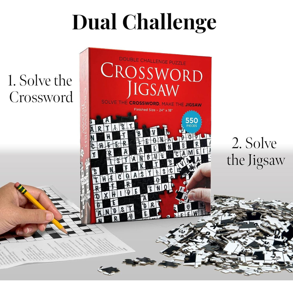 Crossword v1 550 Piece Jigsaw Puzzle Babalu (ONLINE ORDER ONLY)