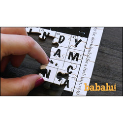 Crossword v2 550 Piece Jigsaw Puzzle Babalu (ONLINE ORDER ONLY)