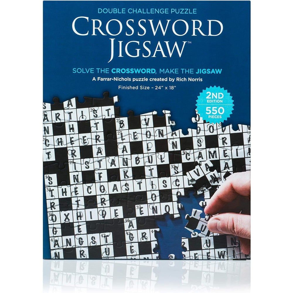 Crossword v2 550 Piece Jigsaw Puzzle Babalu (ONLINE ORDER ONLY)