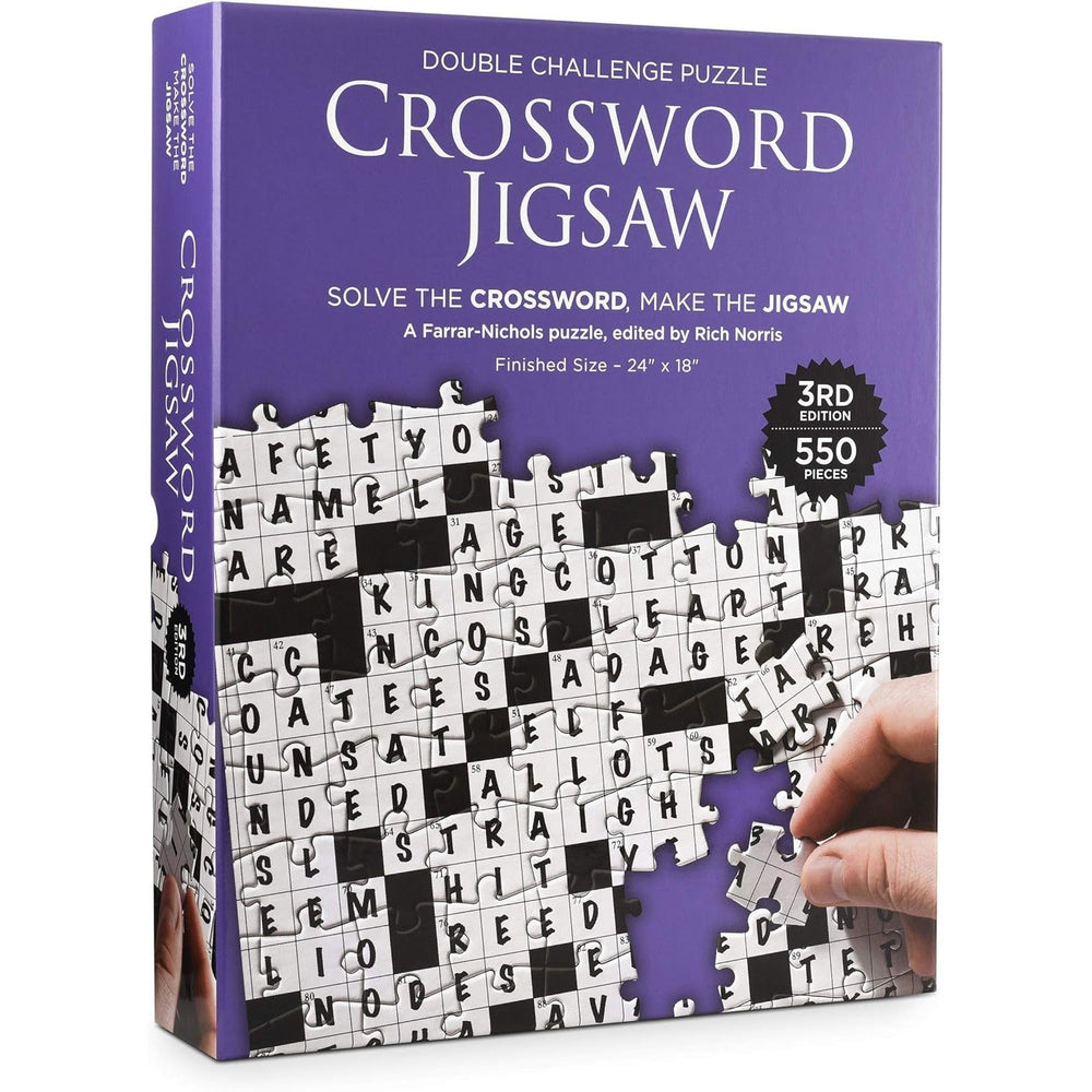 Crossword v3 550 Piece Jigsaw Puzzle Babalu (ONLINE ORDER ONLY)