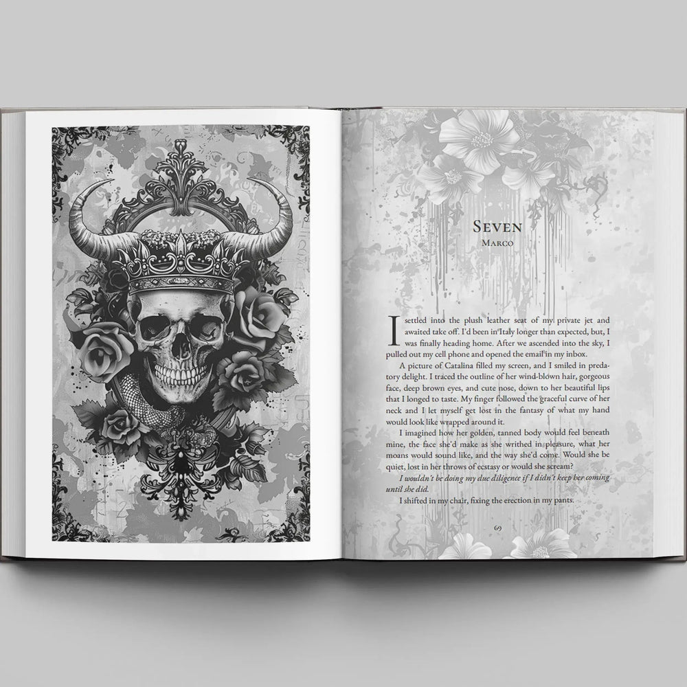 Crowned In Blood Book Box - Dark Mafia Romance Special Edition with Sprayed Edges (ONLINE ORDER ONLY)