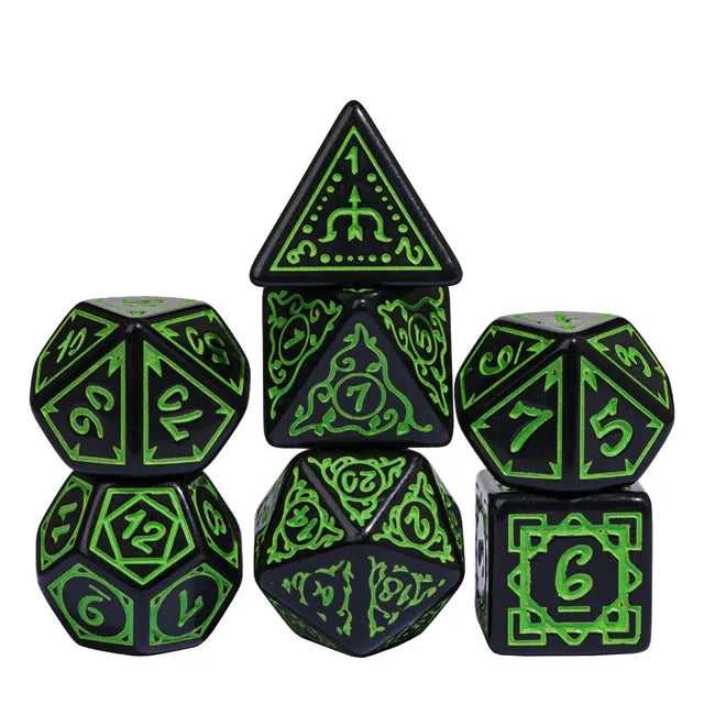 Cryptic Knots: Verdant RPG Dice Set (ONLINE ORDER ONLY)