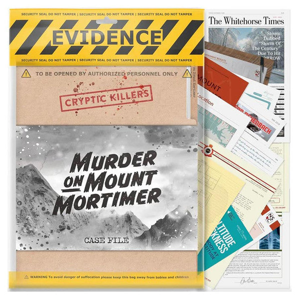 Cryptic Killers: Murder on Mount Mortimer (ONLINE ORDER ONLY)