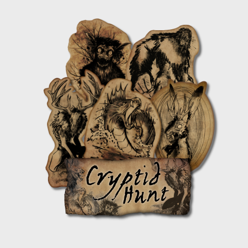 Cryptid Hunt Stickers (Enigma) (ONLINE ORDER ONLY)