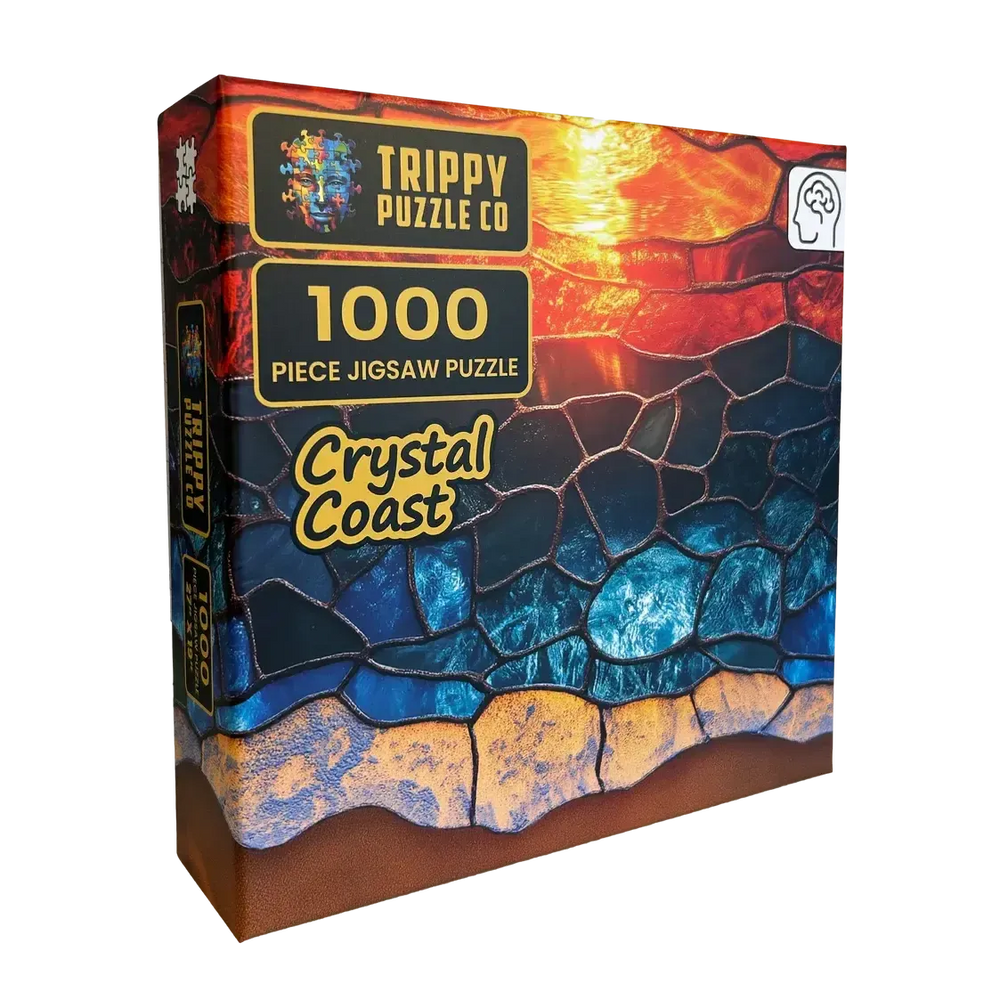 Crystal Coast 1000 Piece Jigsaw Puzzle Trippy