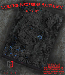 Crystalline Caverns - Neoprene Battle Mat with Bag (ONLINE ORDER ONLY)