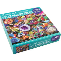 Crystals & Gemstones 1000 Piece Jigsaw Puzzle Peter Pauper