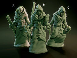 3D Printed Nafarrate NPCS Lovecraftian Bestiary 28 32 mm D&D (Online Only)