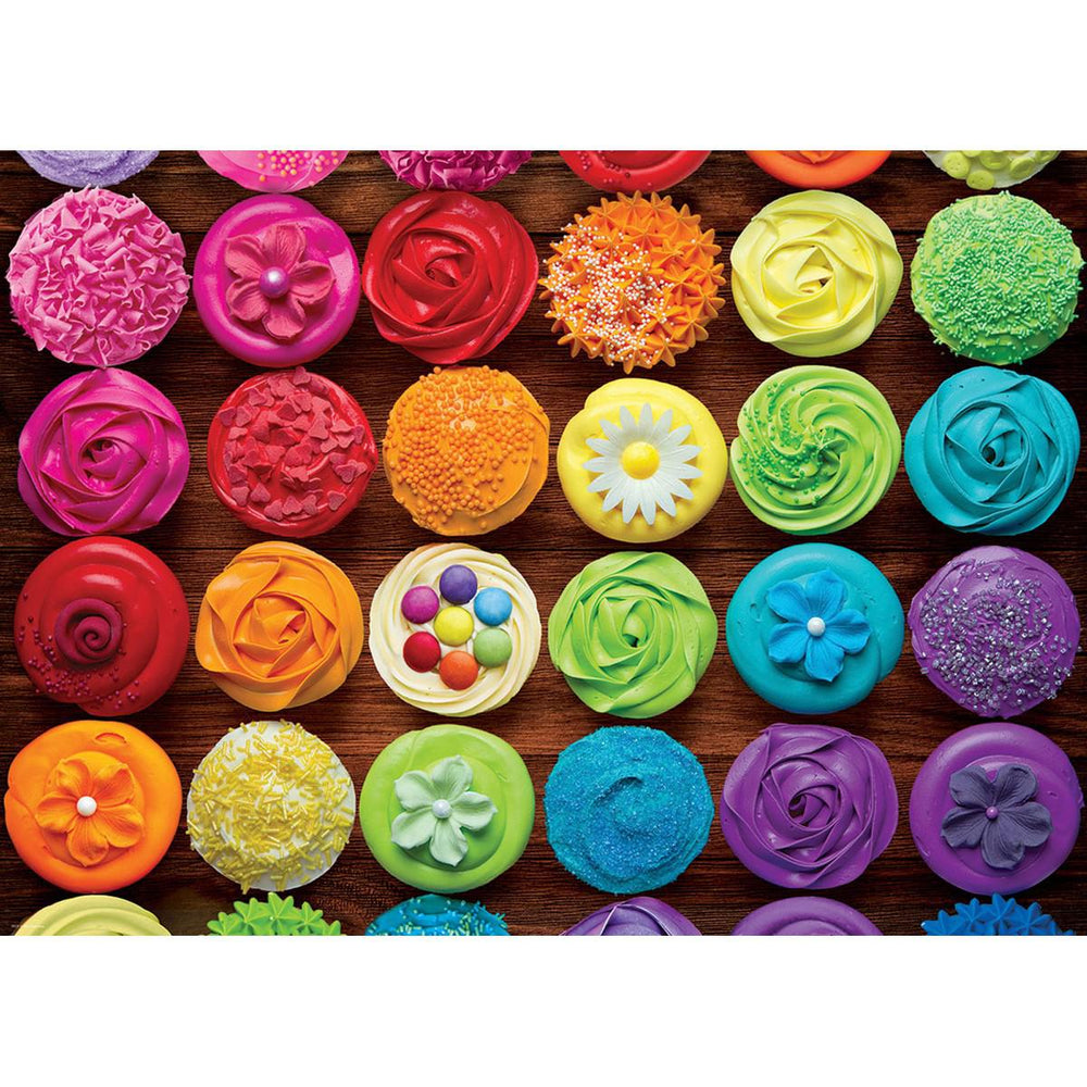 Cupcake Rainbow 1000 Piece Jigsaw Puzzle Eurographics (ONLINE ORDER ONLY)