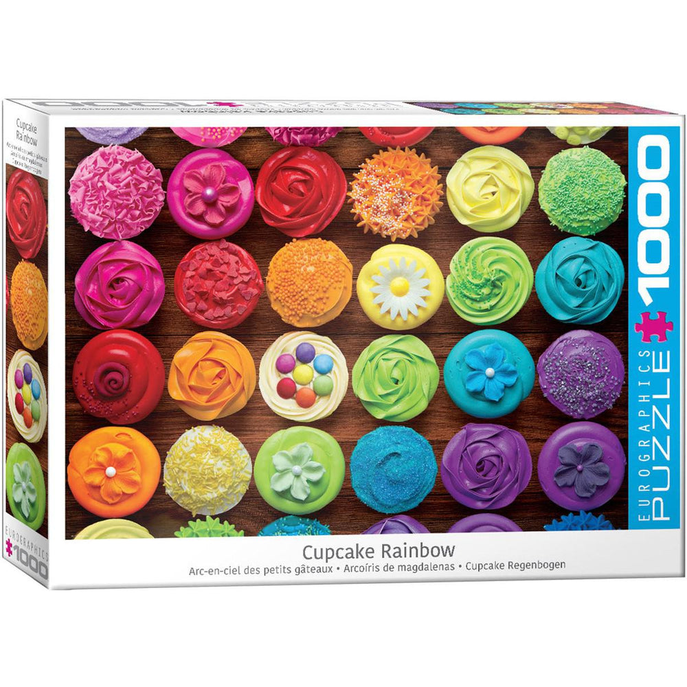 Cupcake Rainbow 1000 Piece Jigsaw Puzzle Eurographics (ONLINE ORDER ONLY)