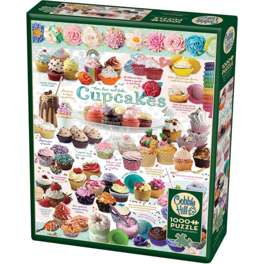 Cupcake Time 1000 Piece Jigsaw Puzzle Cobble Hill (ONLINE ORDER ONLY)